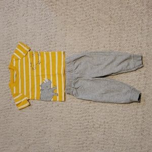 CHILD OF MINE~ 2 Piece Outfit (Short Sleeve Top & Pants), 12M